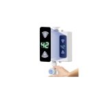 XCB-001 Elektromos átfolyós vízmelegítő LCD képernyővel tusrózsával